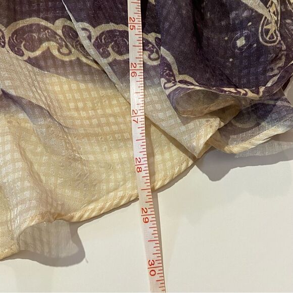 Lane Bryant Kimono Style Sheer Overlay Blouse/ Swimsuit Cover Up Women's Size 22 - Picture 9 of 11